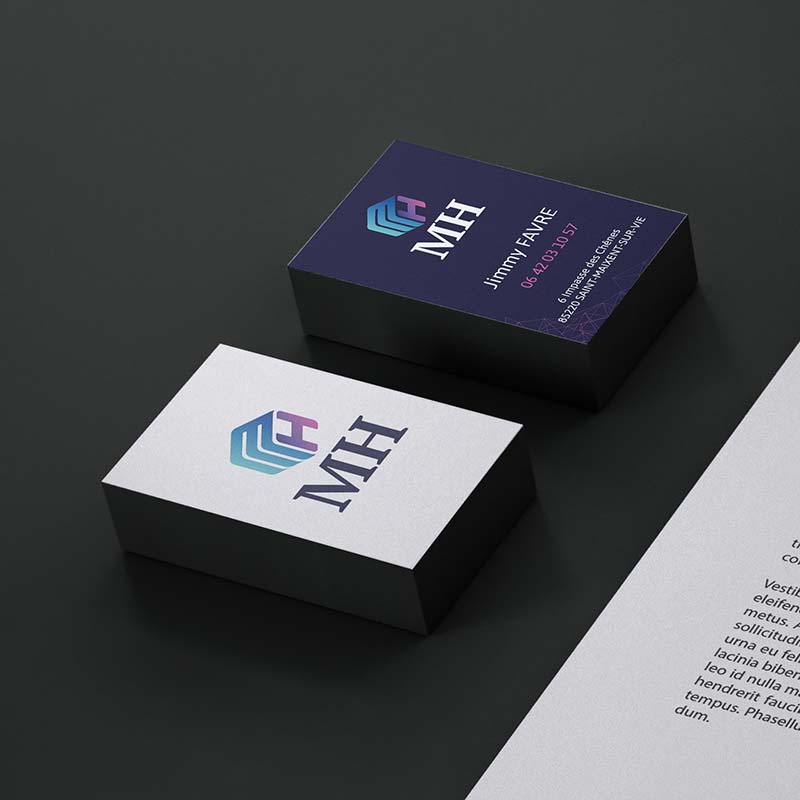 Impression de cartes de visite pour PME à Nantes