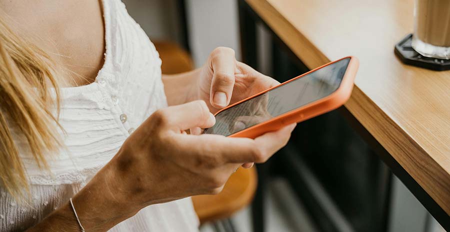 Visualisation d'une newsletter emailing sur smartphone