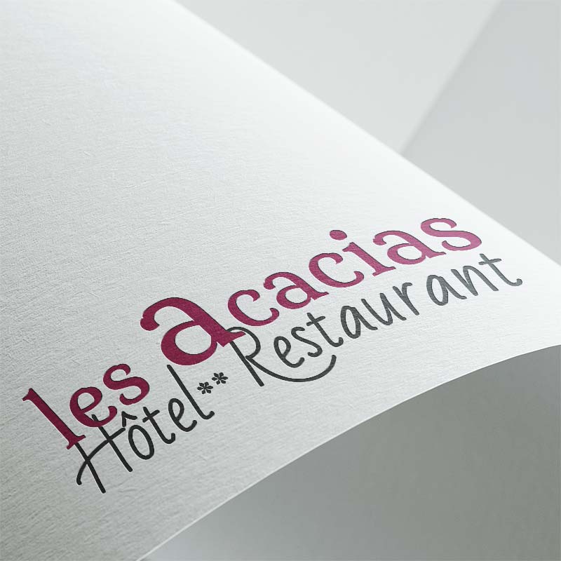 Logotype de l'Hôtel-Restaurant Les Acacias à Corme-Royal