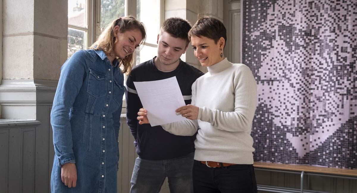 Élèves en étude au Lycée Clemenceau de Nantes
