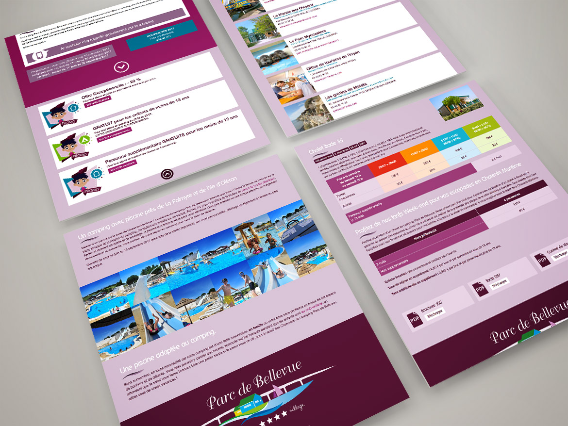 pages web