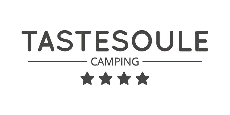 Logo noir du camping Tastesoule en Nouvelle-Aquitaine