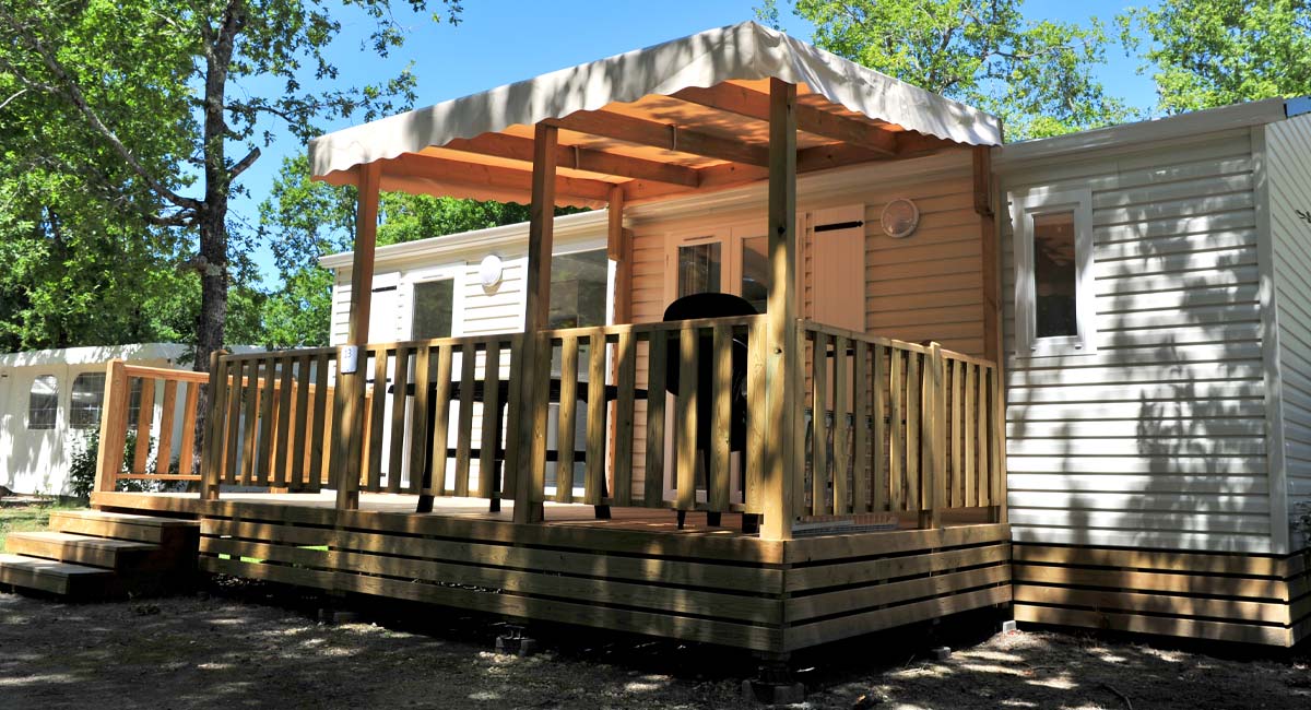 Location de mobil-home au camping Tastesoule en Gironde